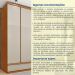 Guarda-Roupa Casal Positano 6 Portas 9 Gavetas Cinamomo e Off White