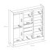 Guarda-Roupa Casal Prático 6 Portas 3 Gavetas Amêndoa e Off White