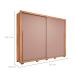 Guarda-Roupa Casal Praticus 2 Portas 4 Gavetas Buriti e Fendi
