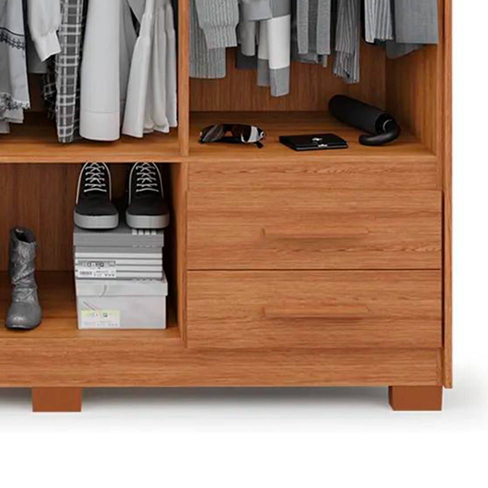 Guarda-Roupa Casal Primacy 6 Portas 4 Gavetas Freijó