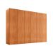 Guarda-Roupa Casal Pulse 100% MDF 6 Portas 6 Gavetas Naturalle