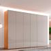 Guarda-Roupa Casal Pulse 100% MDF 6 Portas 6 Gavetas Naturalle e Off White