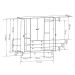 Guarda-Roupa Casal Retrô 4 Portas 3 Gavetas Branco