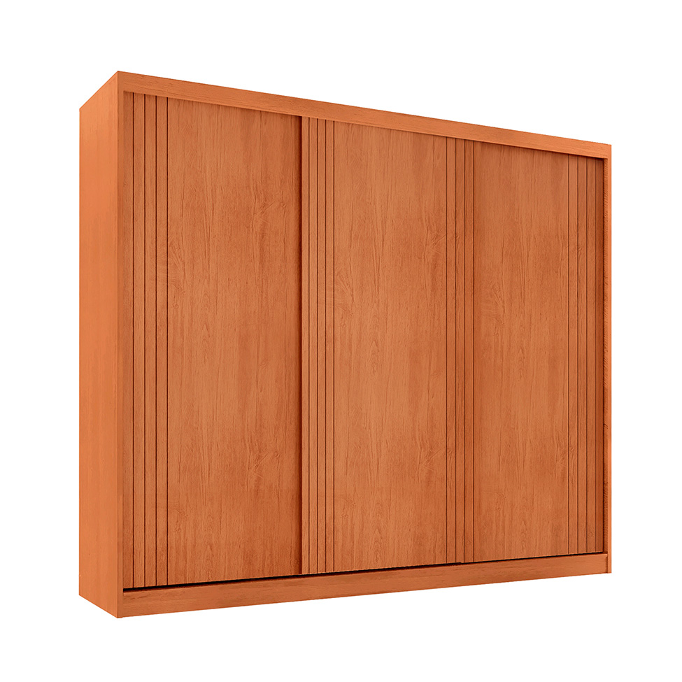 Guarda-Roupa Casal Royale 100% MDF 3 Portas Naturalle