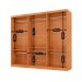 Guarda-Roupa Casal Royale 100% MDF 3 Portas Naturalle