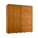 Guarda-Roupa Casal Sávio 2 Portas 4 Gavetas Cinamomo