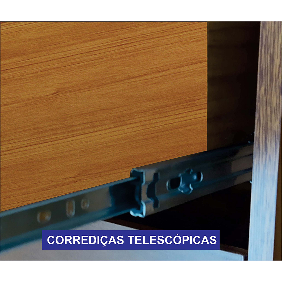 Guarda-Roupa Casal São Carlos 100% MDF 6 Portas 6 Gavetas Cinamomo e Off White