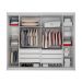 Guarda-Roupa Casal São Carlos 6 Portas 6 Gavetas Branco