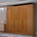 Guarda-Roupa Casal São Carlos 6 Portas 6 Gavetas Cinamomo