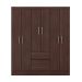 Guarda-Roupa Casal Sória 6 Portas 2 Gavetas Café