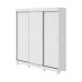 Guarda-Roupa Casal Saion com Pés 3 Portas 3 Gavetas Branco