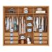 Guarda-Roupa Casal Sevilha 6 Portas 6 Gavetas Buriti e Fendi