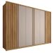 Guarda-Roupa Casal Sevilha 6 Portas 6 Gavetas Buriti e Fendi