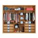 Guarda-Roupa Casal Sevilha 6 Portas 6 Gavetas Buriti e Off White