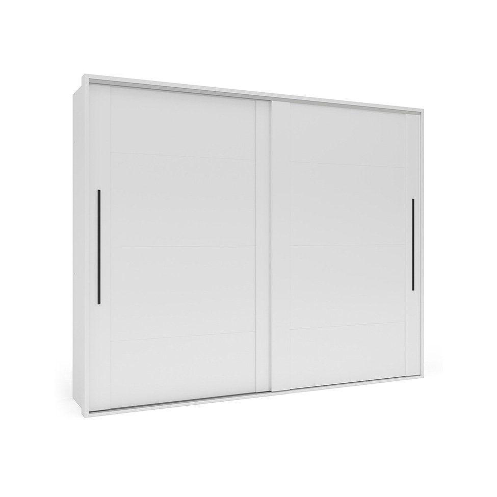 Guarda-Roupa Casal Sevilha Flex 2 Portas 4 Gavetas Branco 217cm