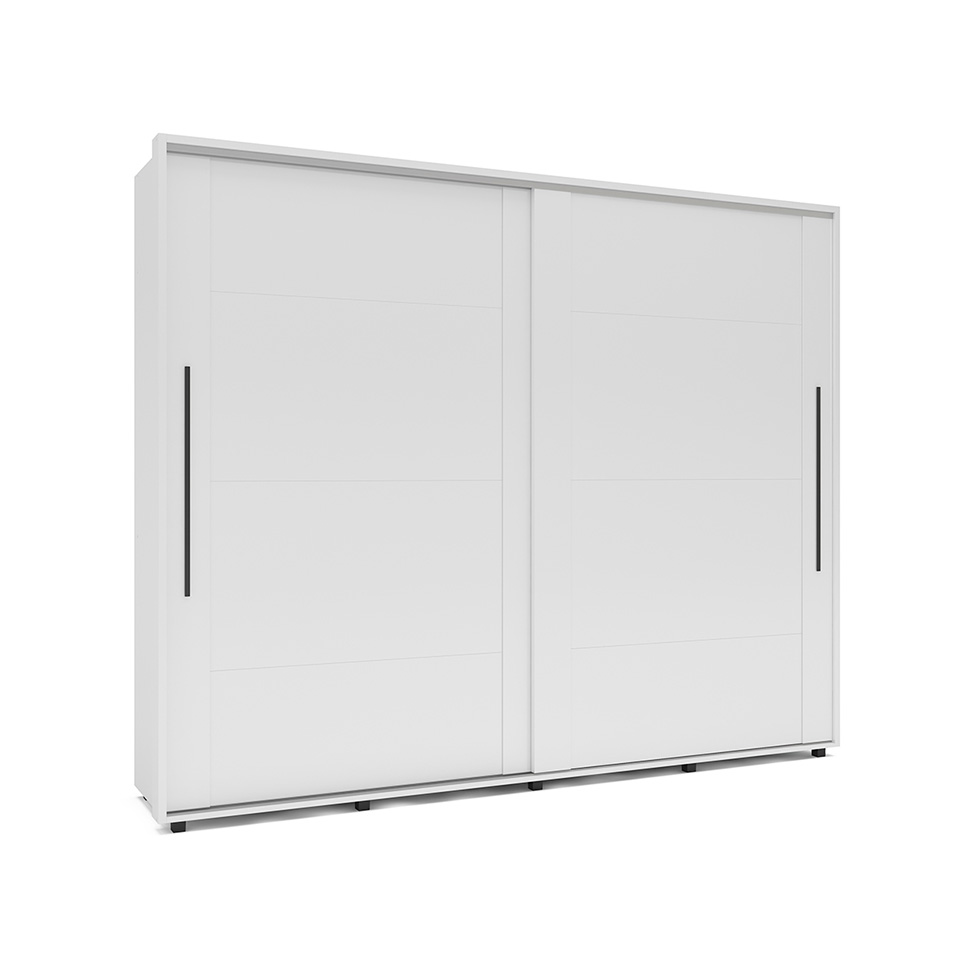 Guarda-Roupa Casal Sevilha Flex 2 Portas 4 Gavetas Branco