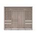 Guarda-Roupa Casal Sevilha Flex 2 Portas 4 Gavetas Branco