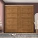 Guarda-Roupa Casal Sevilha Flex 2 Portas 4 Gavetas Freijó 213cm