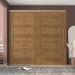 Guarda-Roupa Casal Sevilha Flex 2 Portas 4 Gavetas Freijó 217cm