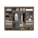 Guarda-Roupa Casal Sevilha Flex 2 Portas 4 Gavetas Freijó e Off White