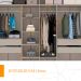 Guarda-Roupa Casal Sevilha Flex 3 PT 4 GV Branco e Freijó