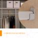 Guarda-Roupa Casal Sevilha Flex 3 PT 4 GV Branco e Freijó