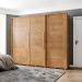 Guarda-Roupa Casal Sevilha Flex 3 Portas 4 Gavetas Freijó