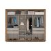 Guarda-Roupa Casal Sevilha Flex 3 Portas 4 Gavetas Off White e Freijó
