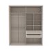 Guarda-Roupa Casal Sevilha Flex 4 Portas 2 Gavetas Branco