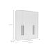 Guarda-Roupa Casal Sevilha Flex 4 Portas 2 Gavetas Branco