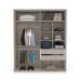 Guarda-Roupa Casal Sevilha Flex 4 Portas 2 Gavetas Branco