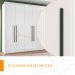 Guarda-Roupa Casal Sevilha Flex 6 Portas 4 Gavetas Branco