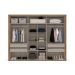 Guarda-Roupa Casal Sevilha Flex 6 Portas 4 Gavetas Freijó e Off White