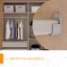Guarda-Roupa Casal Sevilha Flex 6 Portas 4 Gavetas Freijó e Off White