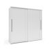 Guarda-Roupa Casal Sevilha Flex com Pés 2 Portas 4 Gavetas Branco 213cm