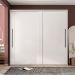 Guarda-Roupa Casal Sevilha Flex com Pés 2 Portas 4 Gavetas Branco 213cm