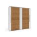 Guarda-Roupa Casal Sevilha Flex com Pés 2 Portas 4 Gavetas Branco 213cm