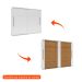 Guarda-Roupa Casal Sevilha Flex com Pés 2 Portas 4 Gavetas Branco