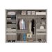 Guarda-Roupa Casal Sevilha Flex com Pés 2 Portas 4 Gavetas Branco