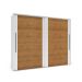 Guarda-Roupa Casal Sevilha Flex com Pés 2 Portas 4 Gavetas Branco