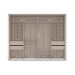Guarda-Roupa Casal Sevilha Flex com Pés 2 Portas 4 Gavetas Branco