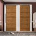 Guarda-Roupa Casal Sevilha Flex com Pés 2 Portas 4 Gavetas Branco e Freijó 217cm