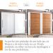 Guarda-Roupa Casal Sevilha Flex com Pés 2 Portas 4 Gavetas Branco e Freijó