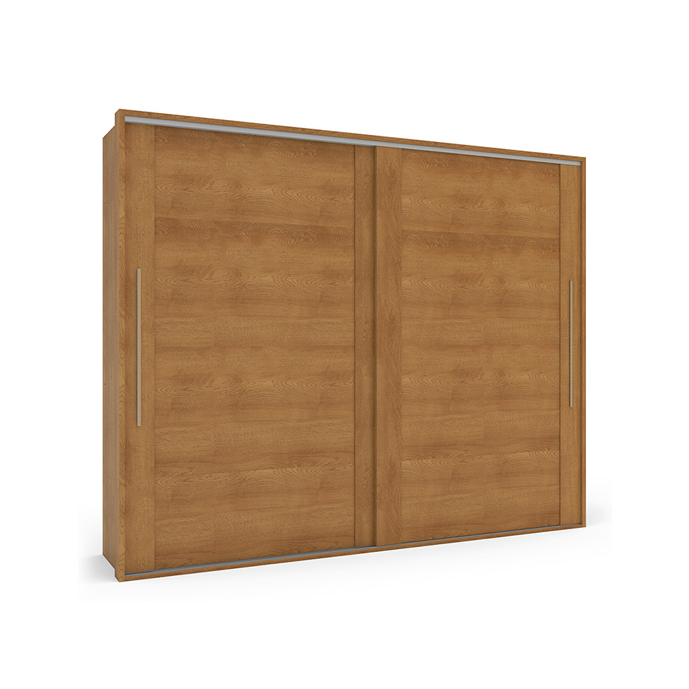 Guarda-Roupa Casal Sevilha Flex com Pés 2 Portas 4 Gavetas Freijó