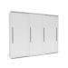 Guarda-Roupa Casal Sevilha Flex com Pés 3 Portas 4 Gavetas Branco 213cm