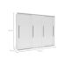 Guarda-Roupa Casal Sevilha Flex com Pés 3 Portas 4 Gavetas Branco 213cm