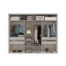 Guarda-Roupa Casal Sevilha Flex com Pés 3 Portas 4 Gavetas Branco