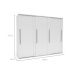 Guarda-Roupa Casal Sevilha Flex com Pés 3 Portas 4 Gavetas Branco