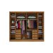 Guarda-Roupa Casal Sevilla 6 PT 8 GV Cinamomo e Off White
