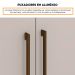 Guarda-Roupa Casal Sevilla 6 PT 8 GV Cinamomo e Off White
